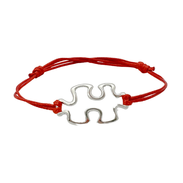 Kabbala karkötő ezüst puzzle medállal