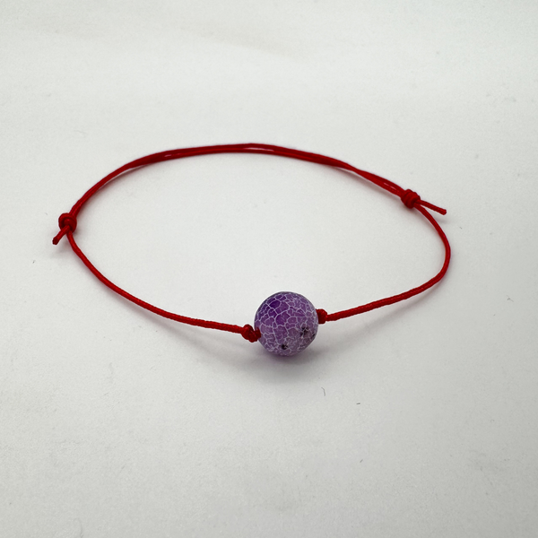 Bratara „auto-vindecatoare” cu pietre Larimár rotunjite