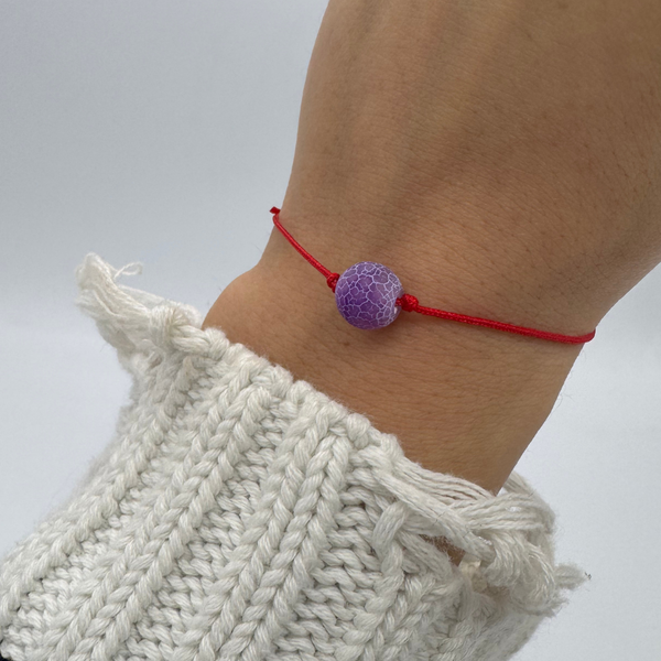 Bratara „auto-vindecatoare” cu pietre Larimár rotunjite