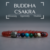 Buddha csakra - Buddha fej csakra kövekkel