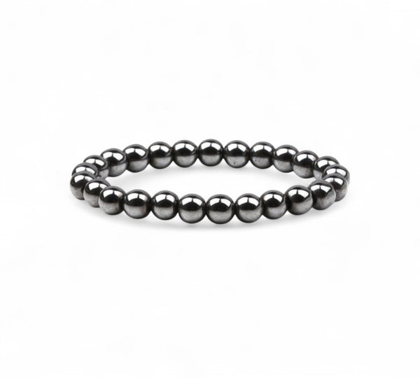 🖤 Hematit golyó karkötő 🖤 6 mm