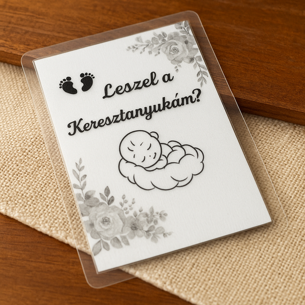 LESZEL A KERESZTANYUKÁM! ajándék kártya