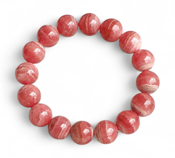 💗 Rodokrozit karkötő – Golyós, A minőség 💗 14 mm