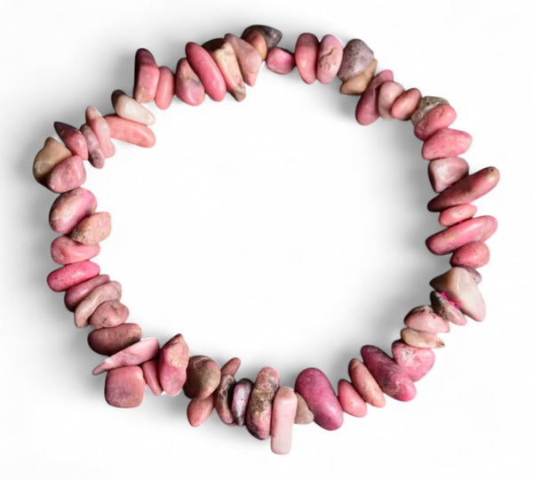 💗Rodokrozit Rodonittal Szemcsés karkötő