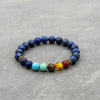 Depresszió ellen Csakra karkötő Lapis Lazuli kövekkel!
