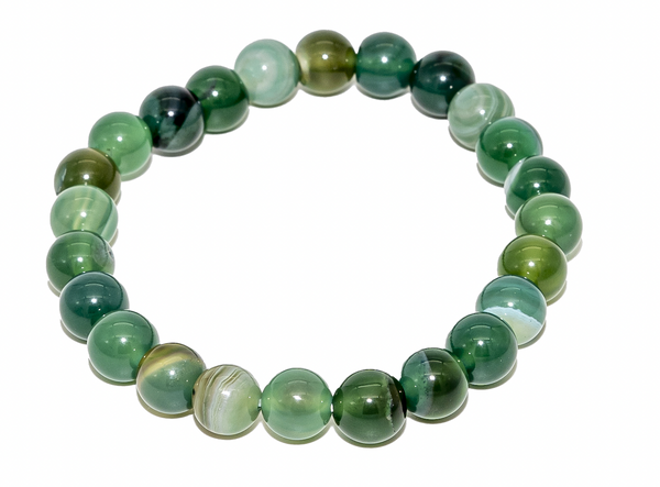 Bratara "de protectie" de Agat Verde
