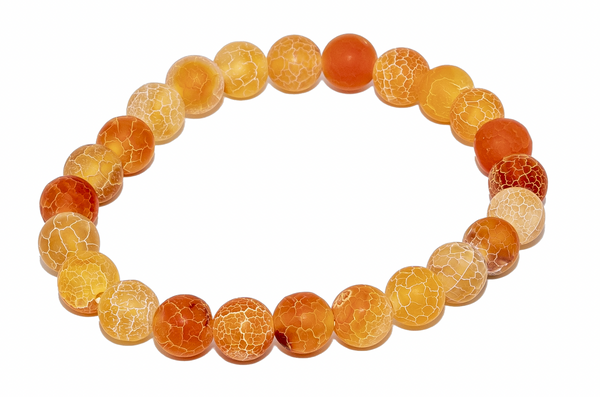 Matt Narancs Achát "szerencse" karkötő