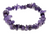 "Stresszcsökkentő" - Ametiszt Karkötő szemcsés