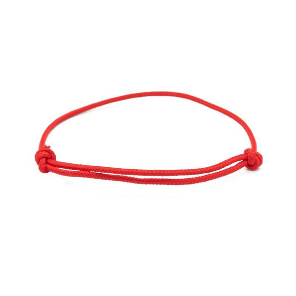 Védelmező kabbala karkötő - Piros színben 5 db