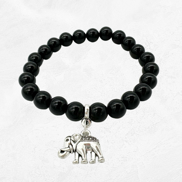 Onix Karkötő Elefant Medallal