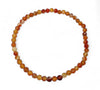 🧡 Cirkon karkötő – Fazettált, világos narancs golyók 🧡 4 mm