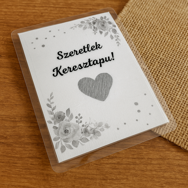 SZERETLEK KERESZTAPU! ajándék kártya