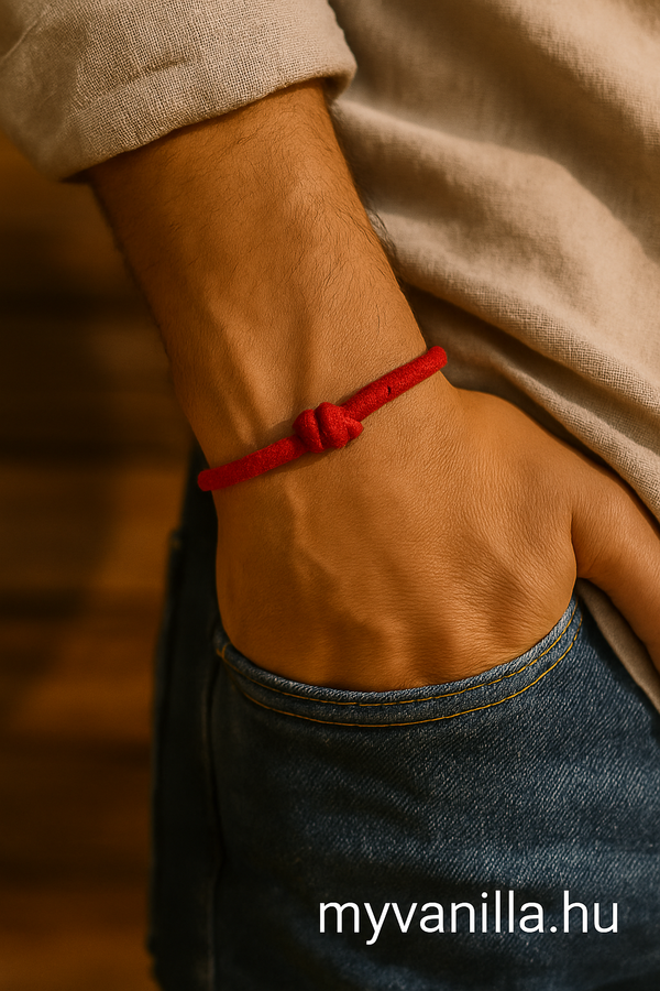 🔴Vörös Kabbala Védelem karkötő – 3 mm-es spirituális erő