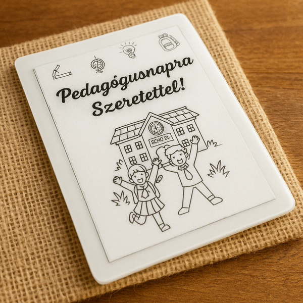 PEDAGÓGUSNAPRA SZERETETTEL GYEREK! ajándék kártya
