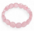 💗 Rózsakvarc karkötő – Háromszög fazettált korongok 💗 13×6 mm