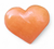🧡 Szelenit - szív forma narancs 5cm 🧡