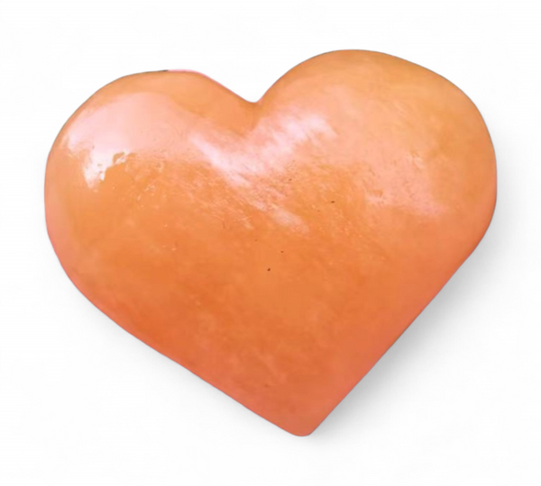 🧡 Szelenit - szív forma narancs 5cm 🧡