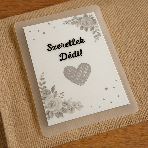 SZERETLEK DÉDI! ajándék kártya