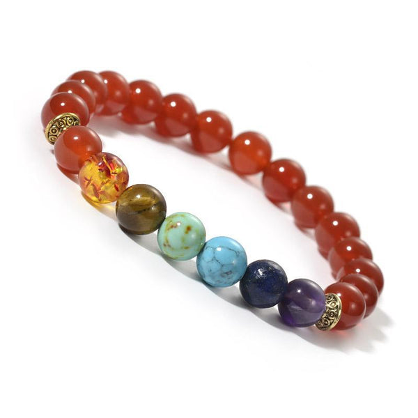 Bratara Creativitate Chakra cu pietre de cornalina!