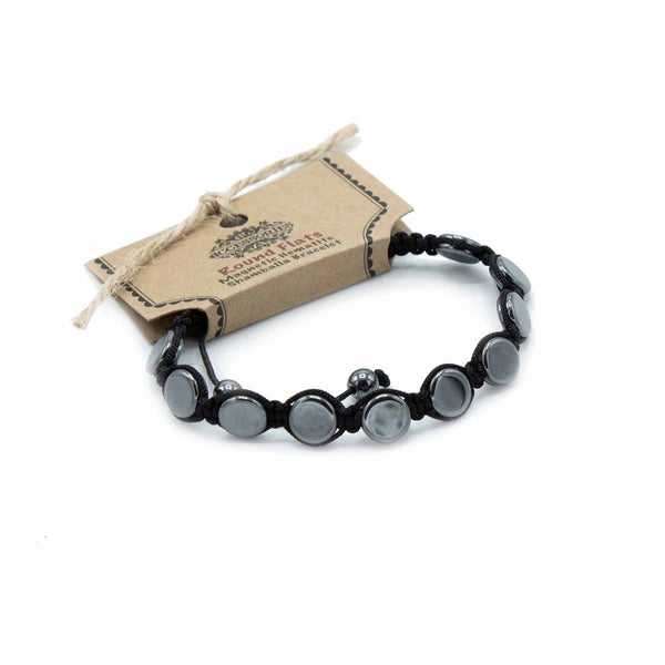 Mágneses Hematit Shamballa Karkötő -Korongok