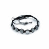 Mágneses Hematit Shamballa Karkötő -Korongok