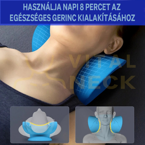 VITAL NECK Elasztikus Nyakpárna Nyaki és Váll fájdalmakra "BANYAPÚP GYILKOS"