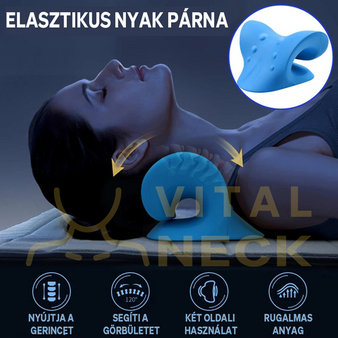 VITAL NECK Elasztikus Nyakpárna Nyaki és Váll fájdalmakra "BANYAPÚP GYILKOS"